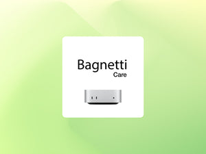 Estensione Garanzia a 36 mesi per Mac mini. Gestito da Apple Authorized Service Provider Bagnetti srl. Esclusi danni accidentali.